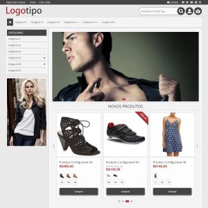 Loja Virtual Pronta Tema Magento 2 Moda em Geral