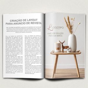 Arte para Anúncio de Revista 1 Página