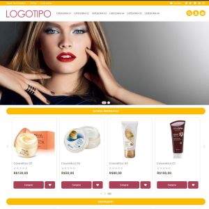 Loja Virtual Pronta Tema Magento 2 Cosméticos e Perfumes